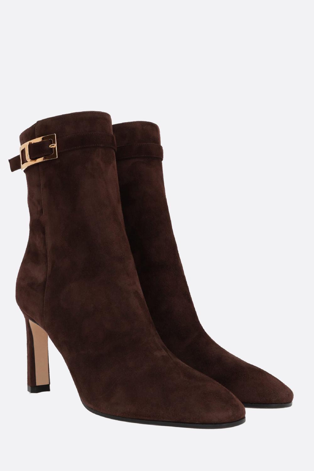 SERGIO ROSSI stivaletto Sr Nora in suede Vendita Economica