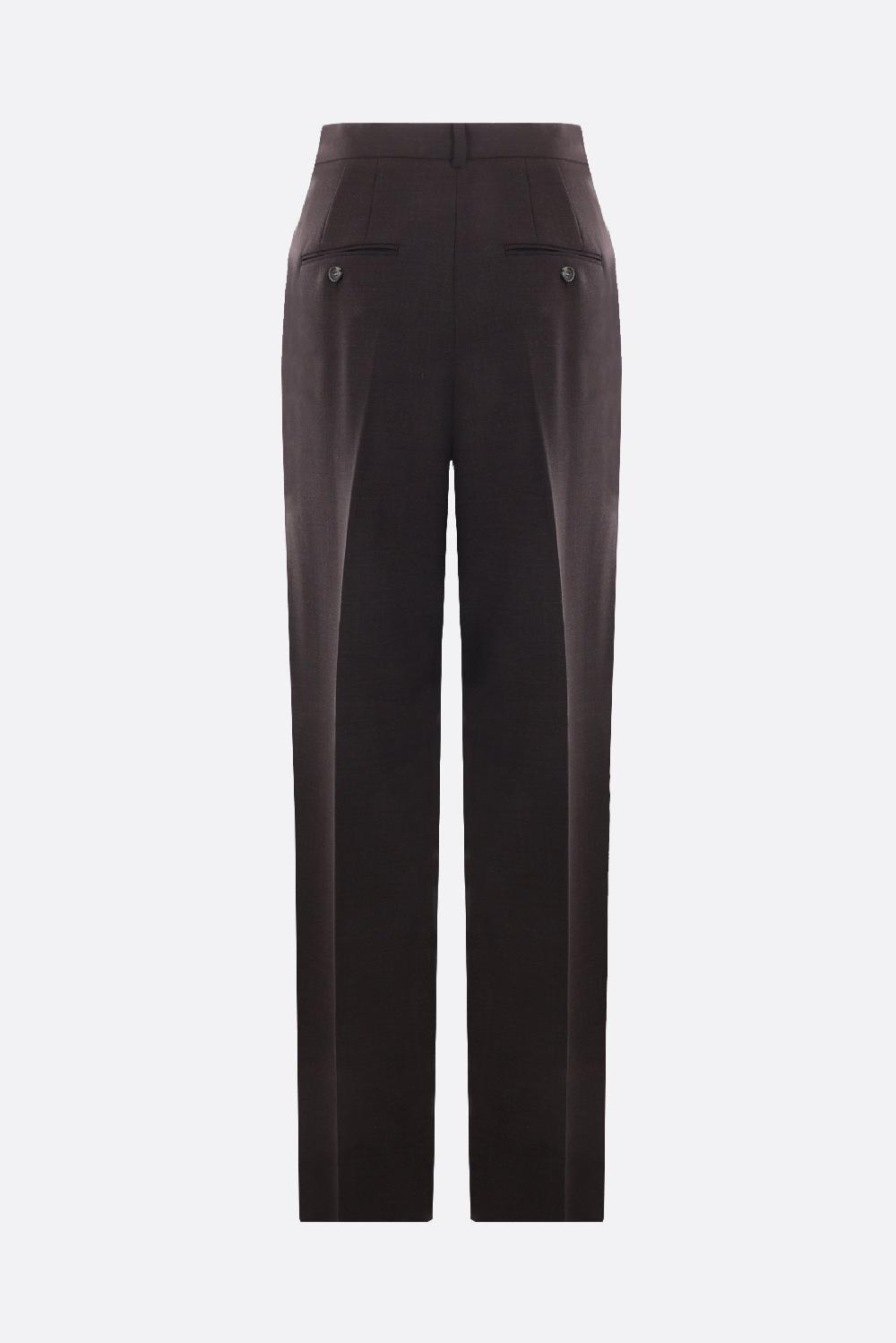 SPORTMAX pantalone con pinces Felice in lana stretch Saldi Di Fabbrica