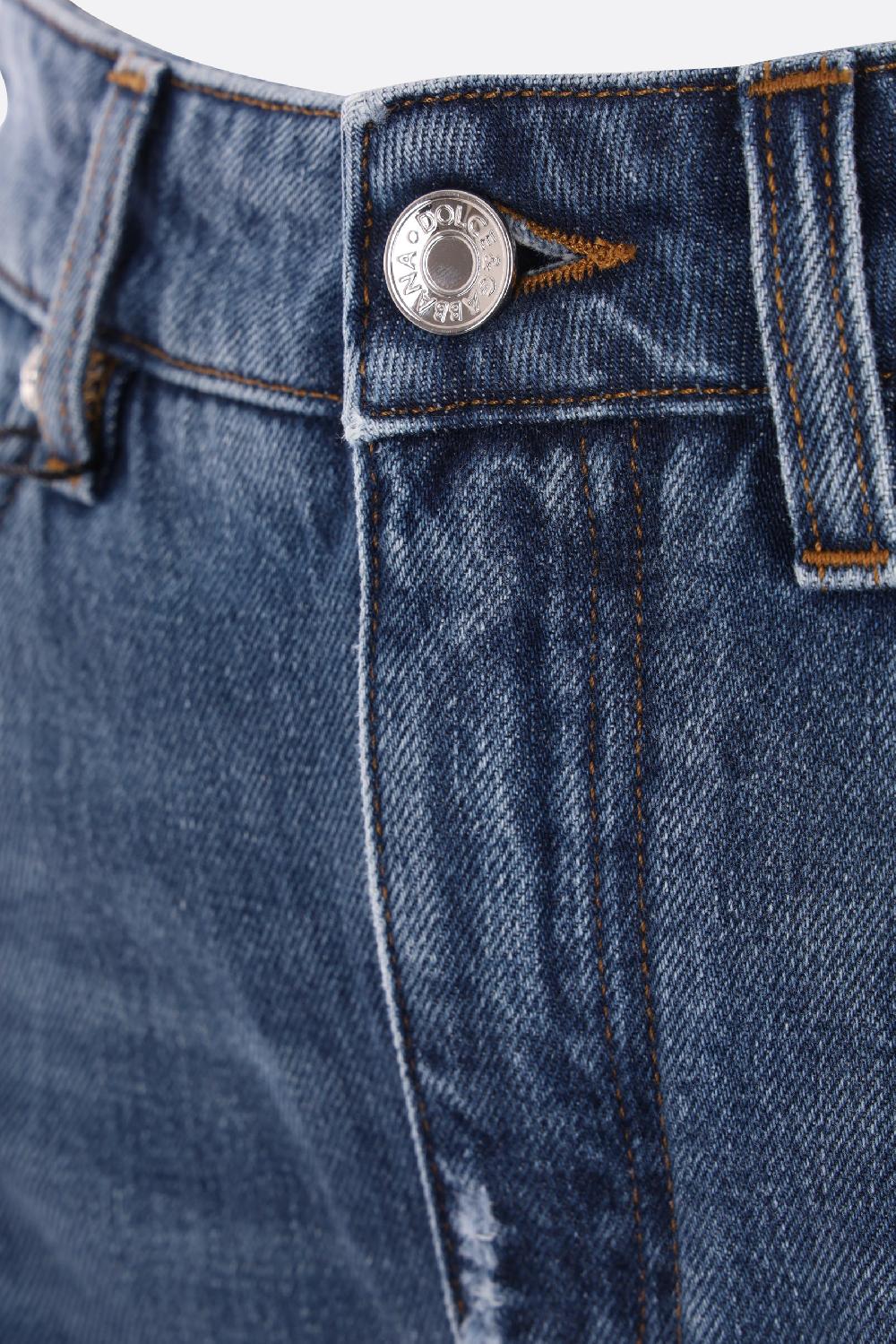 DOLCE & GABBANA jeans boyfriend in denim Moda