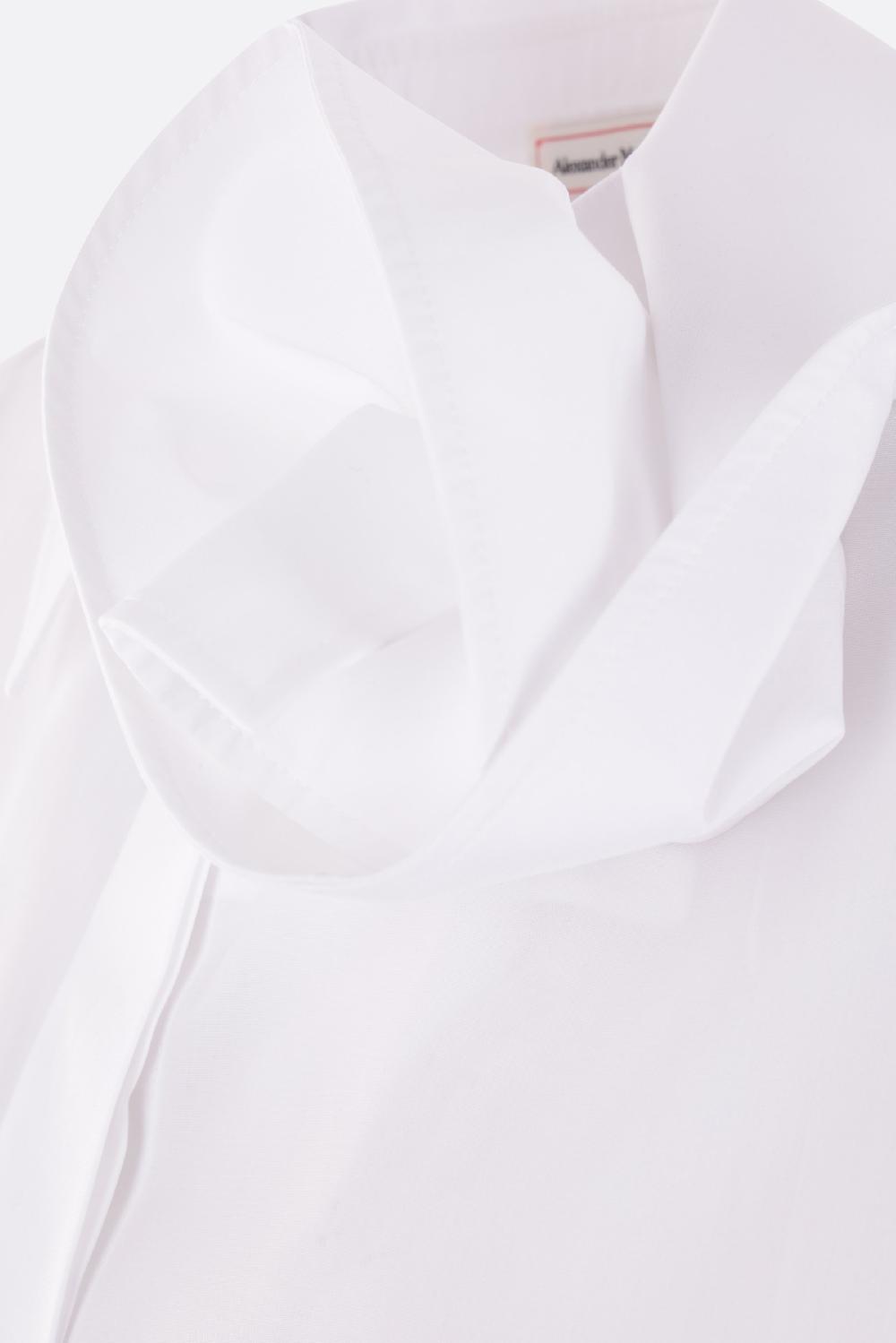 ALEXANDER McQUEEN camicia in popeline Orchid Italy