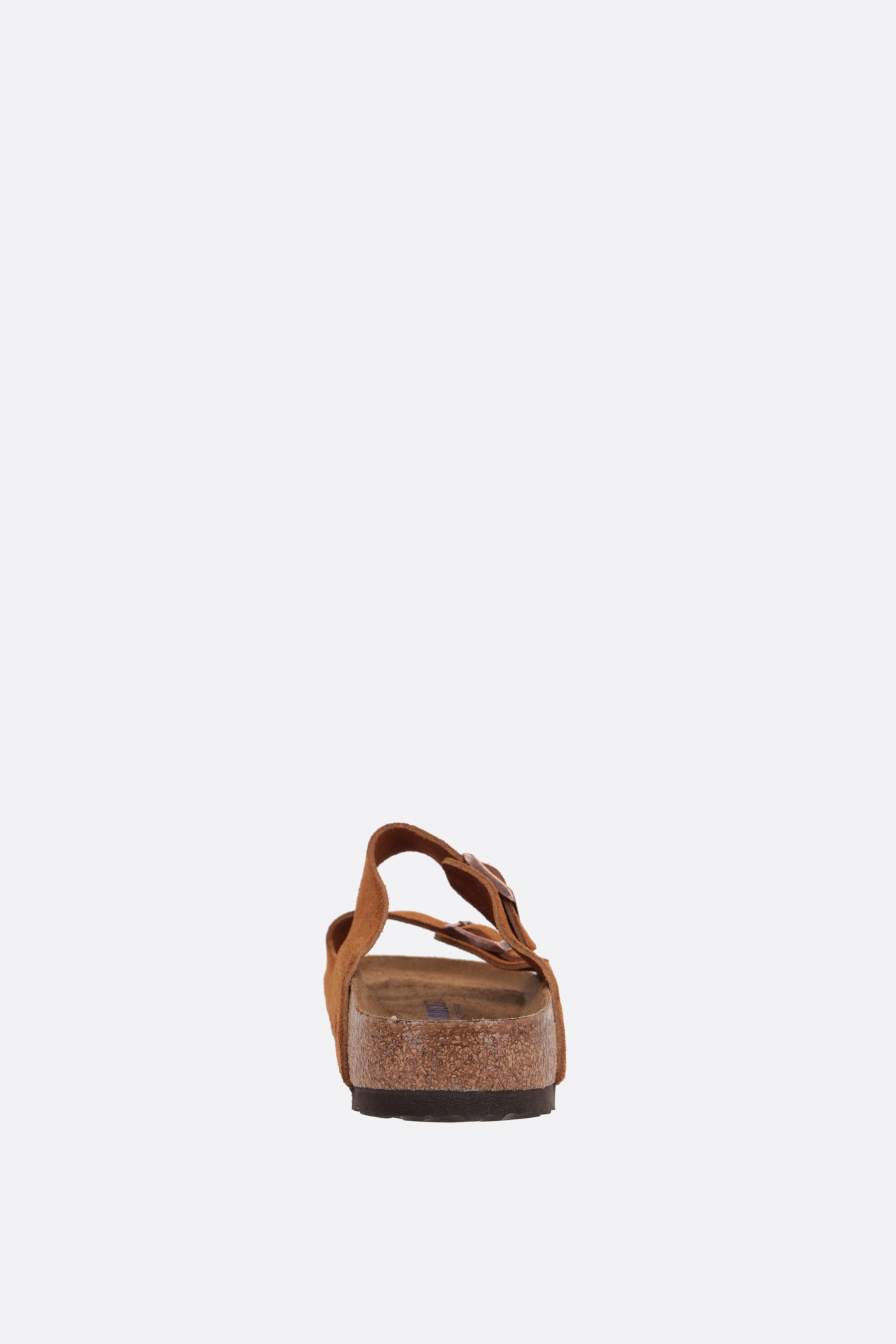 BIRKENSTOCK sandalo flat Arizona BS in suede (Narrow Fit) Offerta