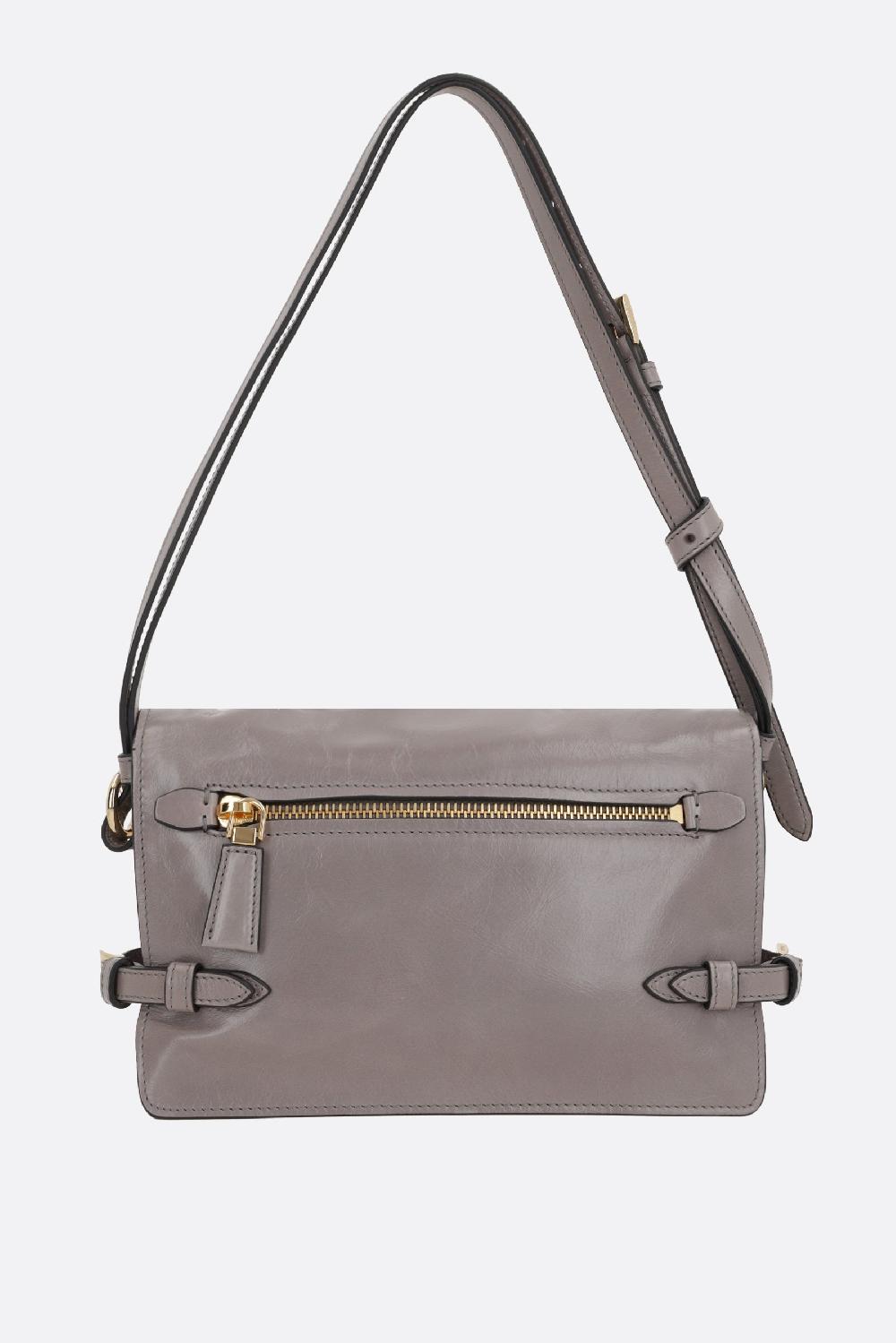 PRADA borsa a spalla in pelle Soft Lux In Vendita