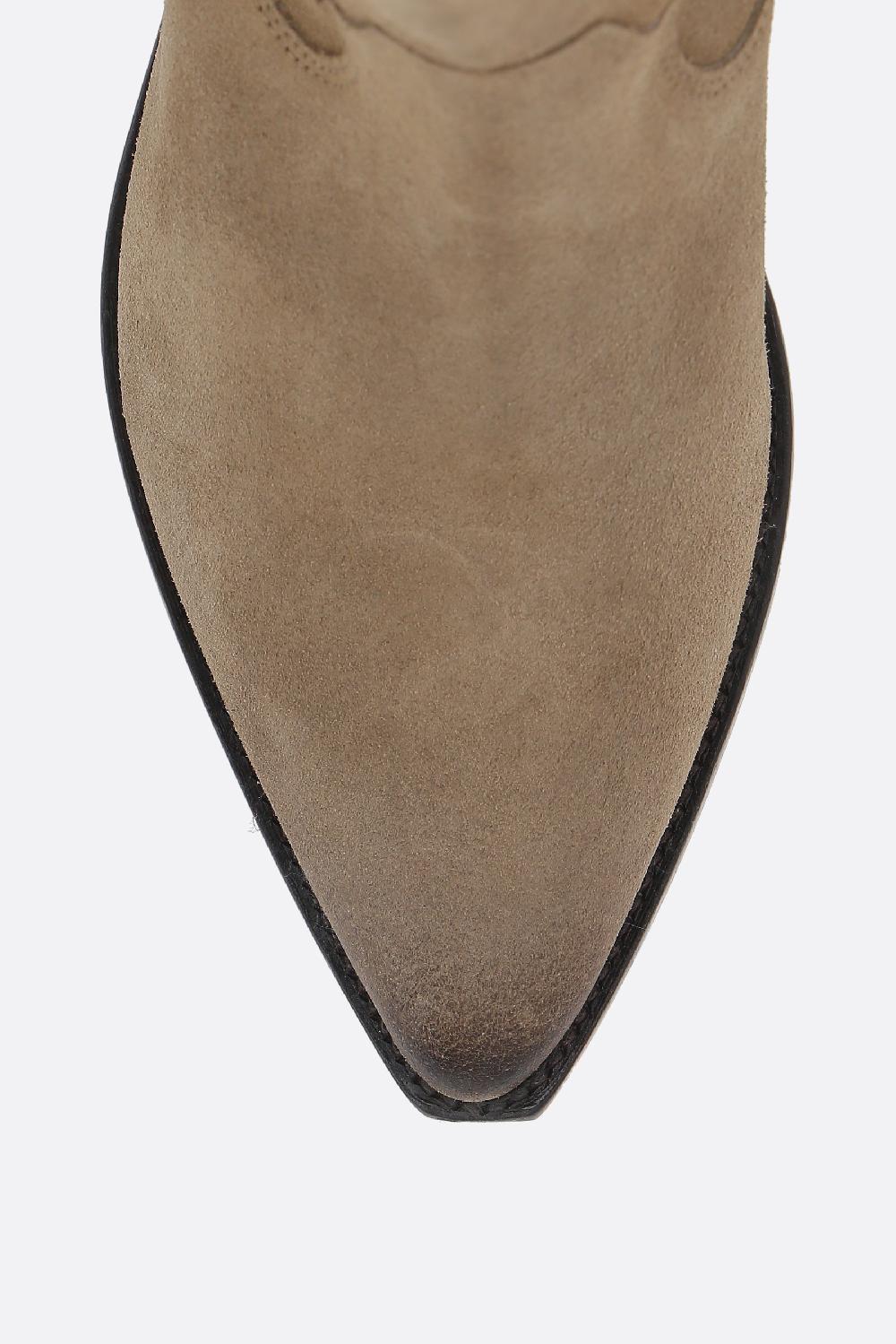ISABEL MARANT stivaletto texano Duerto in suede Saldi