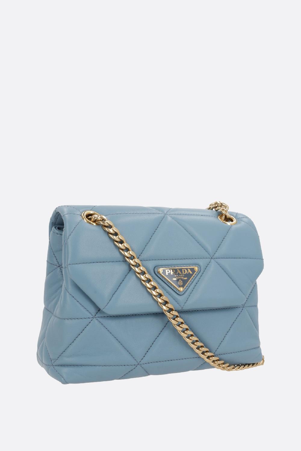 PRADA borsa a spalla in nappa matelassé Vendita Calda