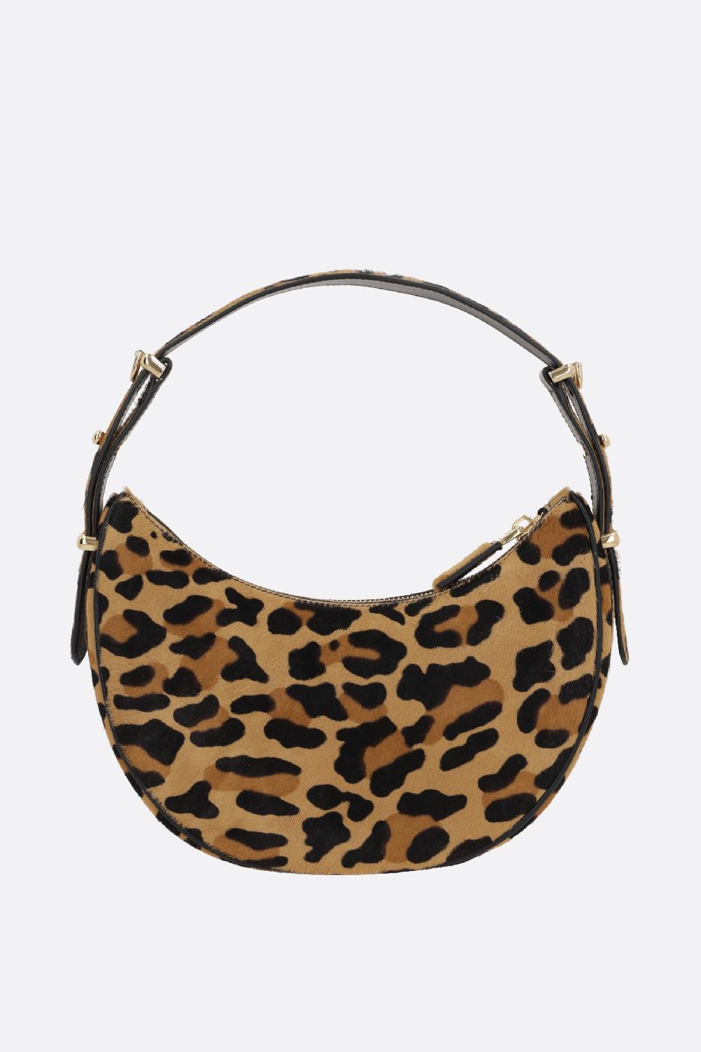 PRADA borsa a spalla Prada Arqué in cavallino stampa leopardo Solo un giorno rimasto