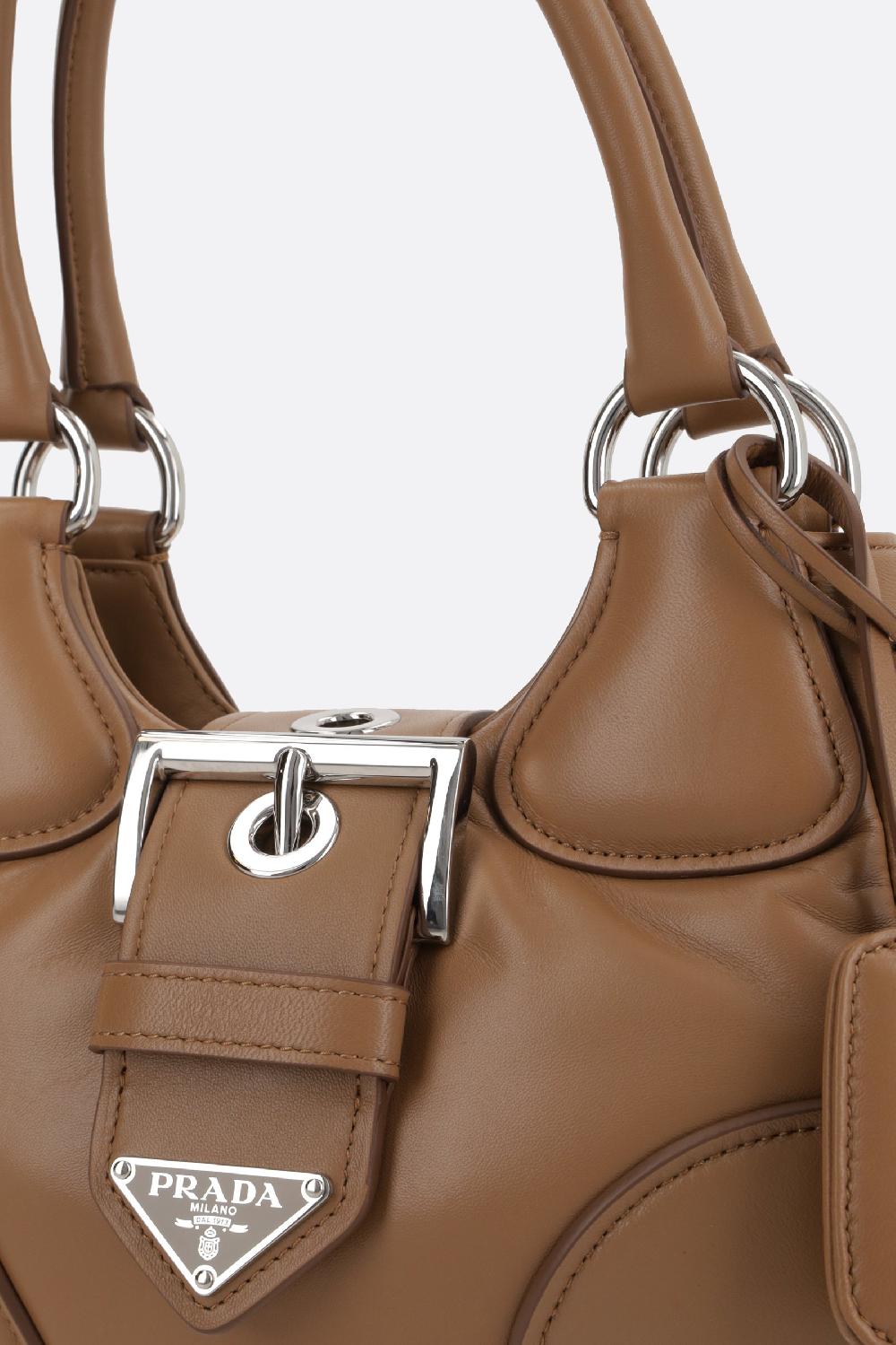 PRADA borsa a mano Prada Moon in nappa imbottita Nuova