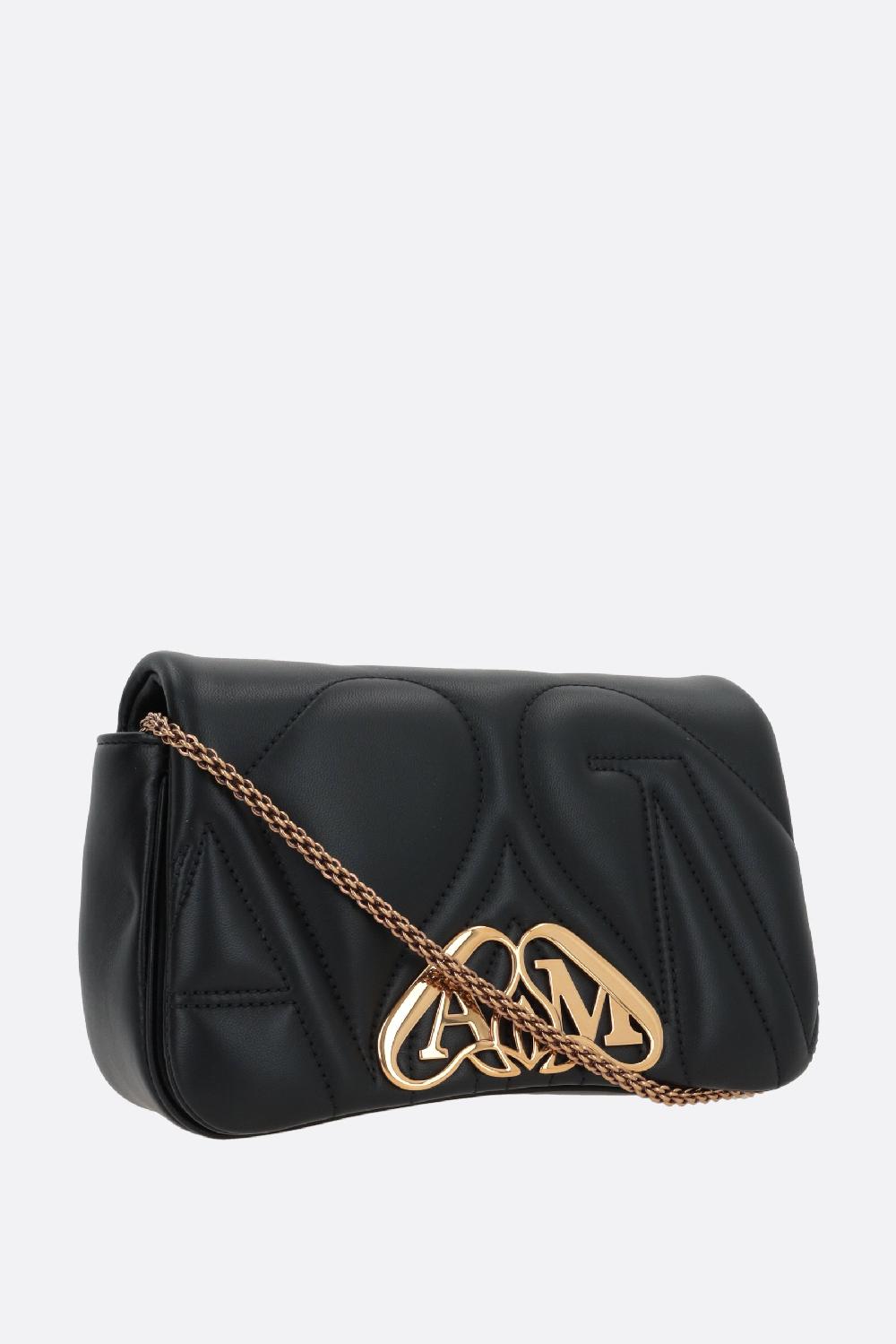 ALEXANDER McQUEEN borsa a spalla The Seal mini in nappa matelassé Moda