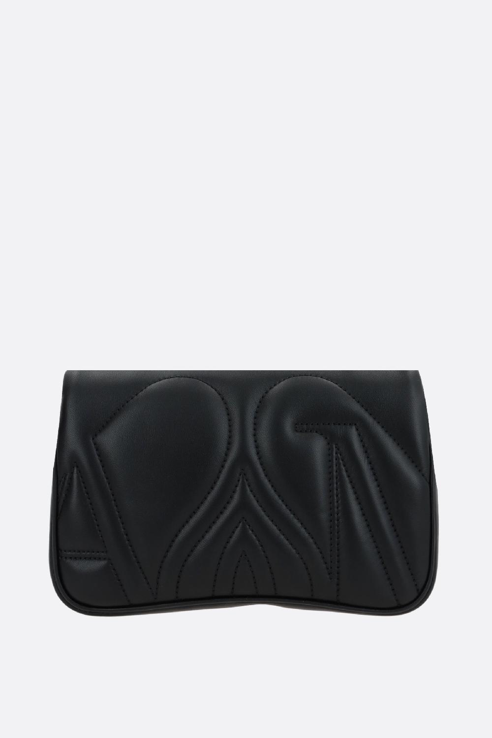 ALEXANDER McQUEEN borsa a spalla The Seal mini in nappa matelassé Moda