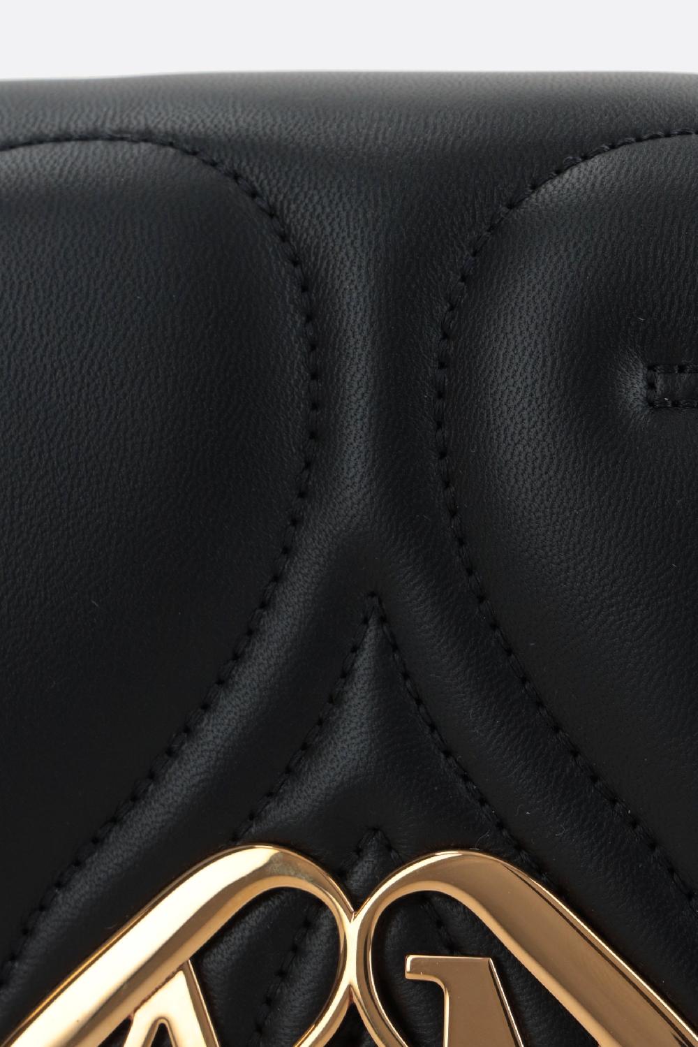 ALEXANDER McQUEEN borsa a spalla The Seal mini in nappa matelassé Moda