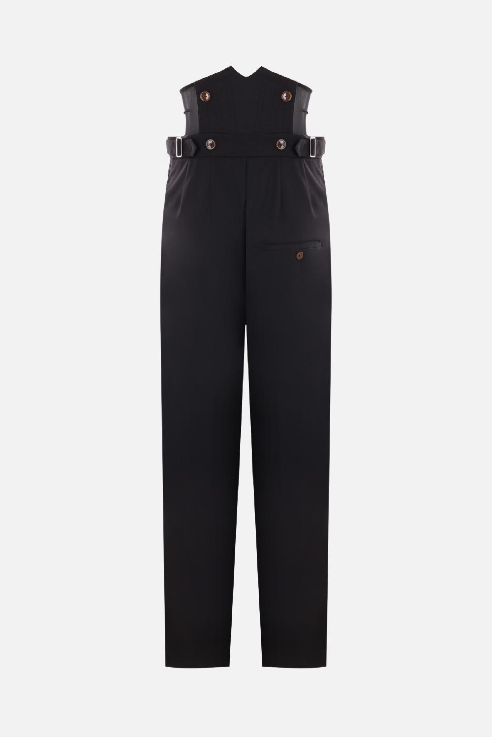 VIVIENNE WESTWOOD pantalone Long Macca Corset in lana Consegna Veloce