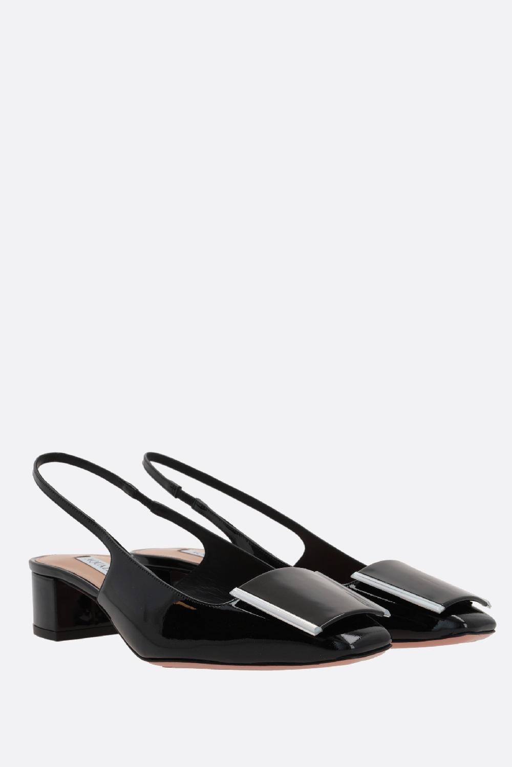 AQUAZZURA slingback Shibuya in vernice Affare Del Giorno