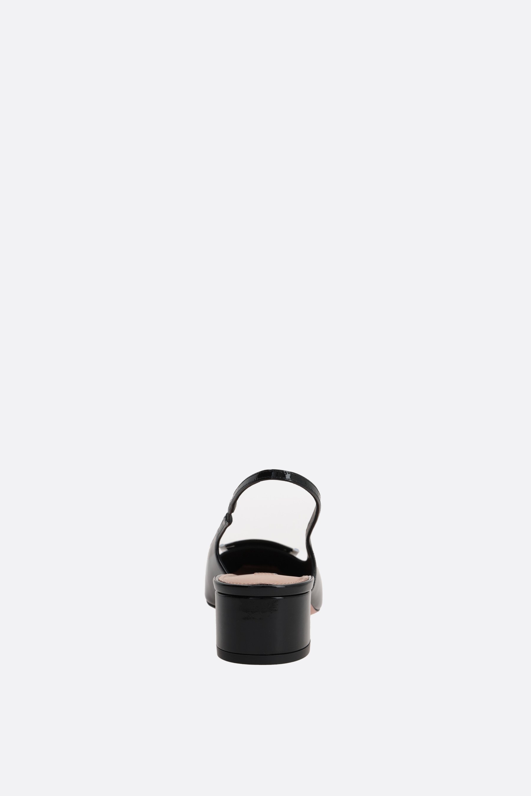 AQUAZZURA slingback Shibuya in vernice Affare Del Giorno
