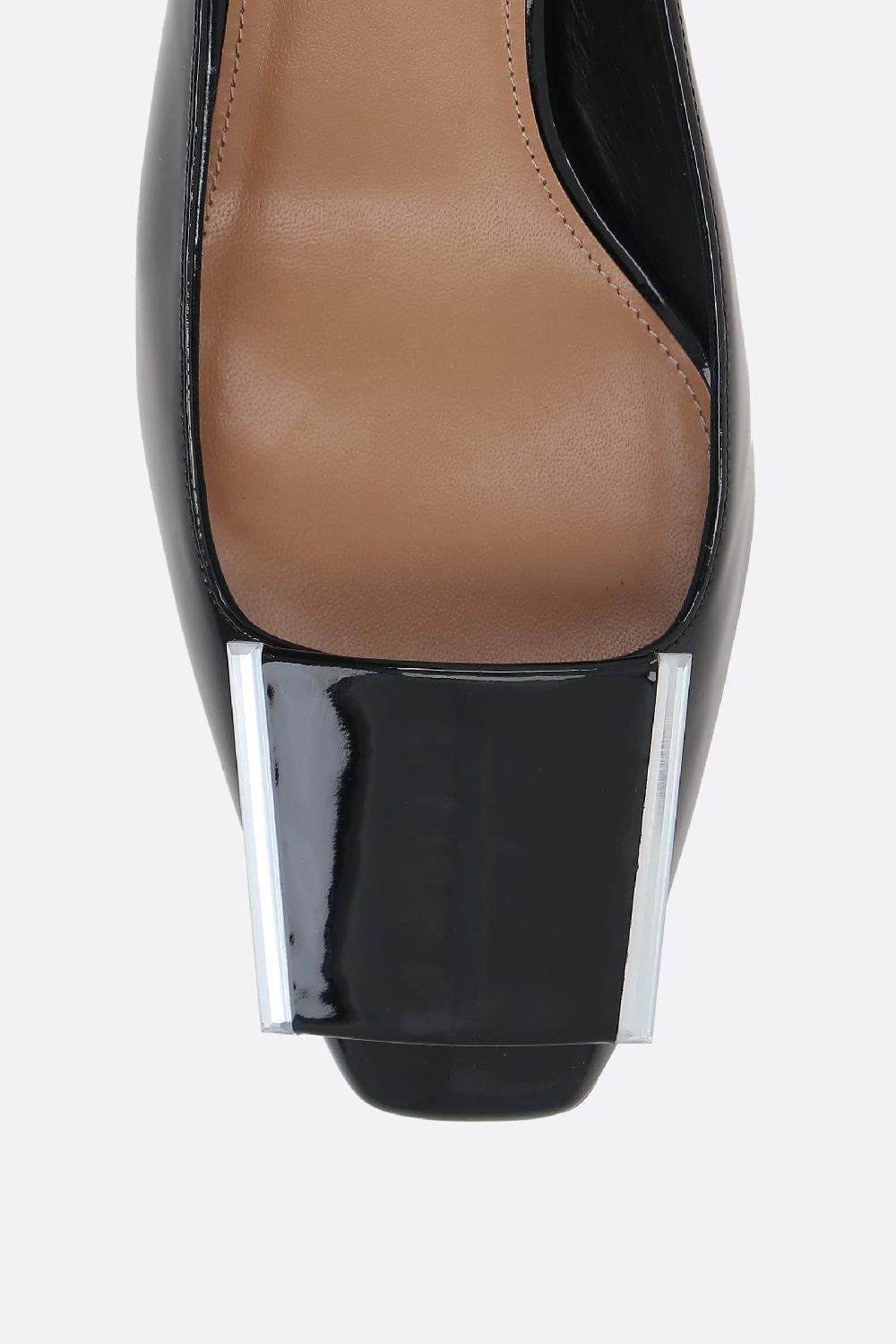 AQUAZZURA slingback Shibuya in vernice Affare Del Giorno