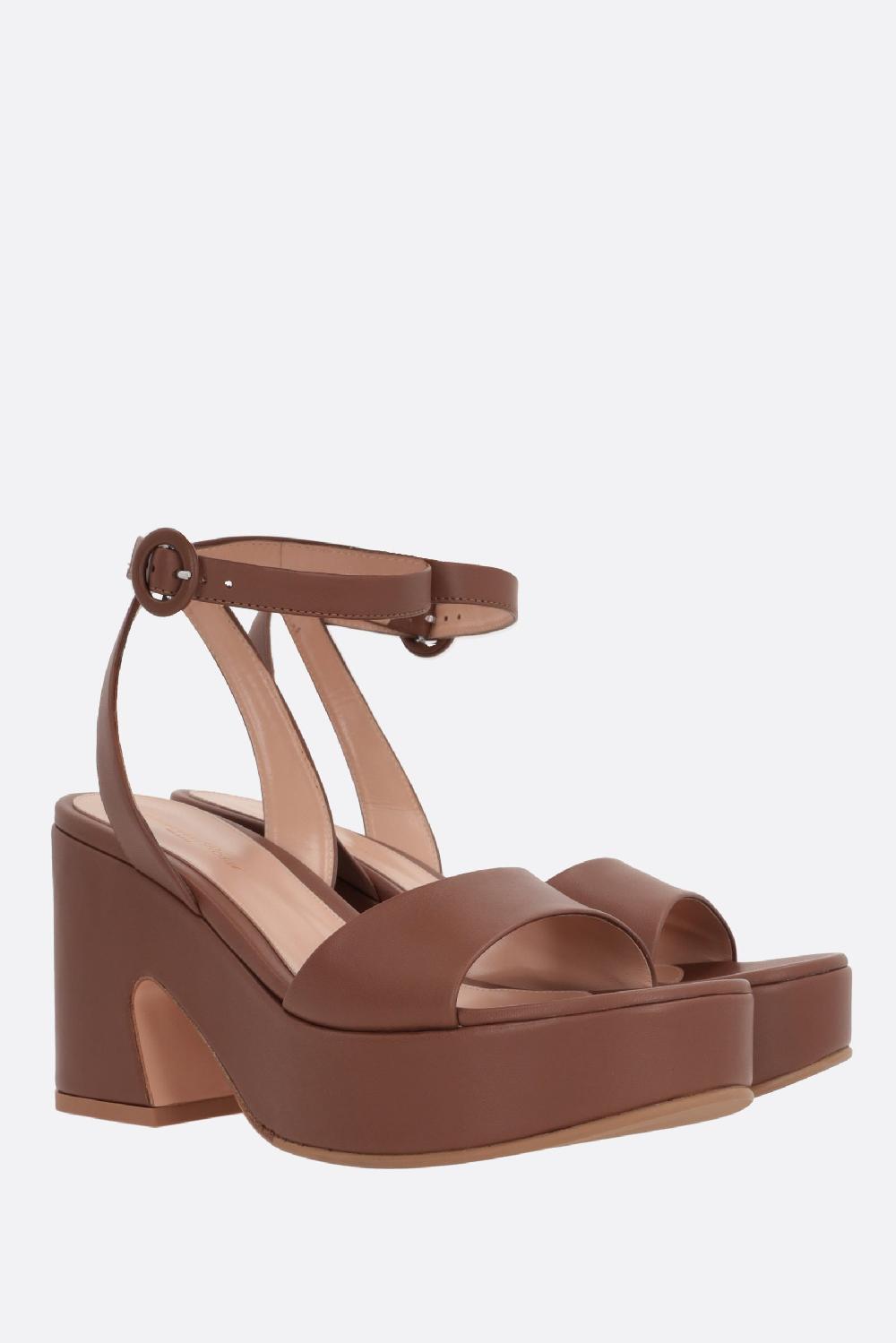 GIANVITO ROSSI sandalo platform Alma in nappa Saldi