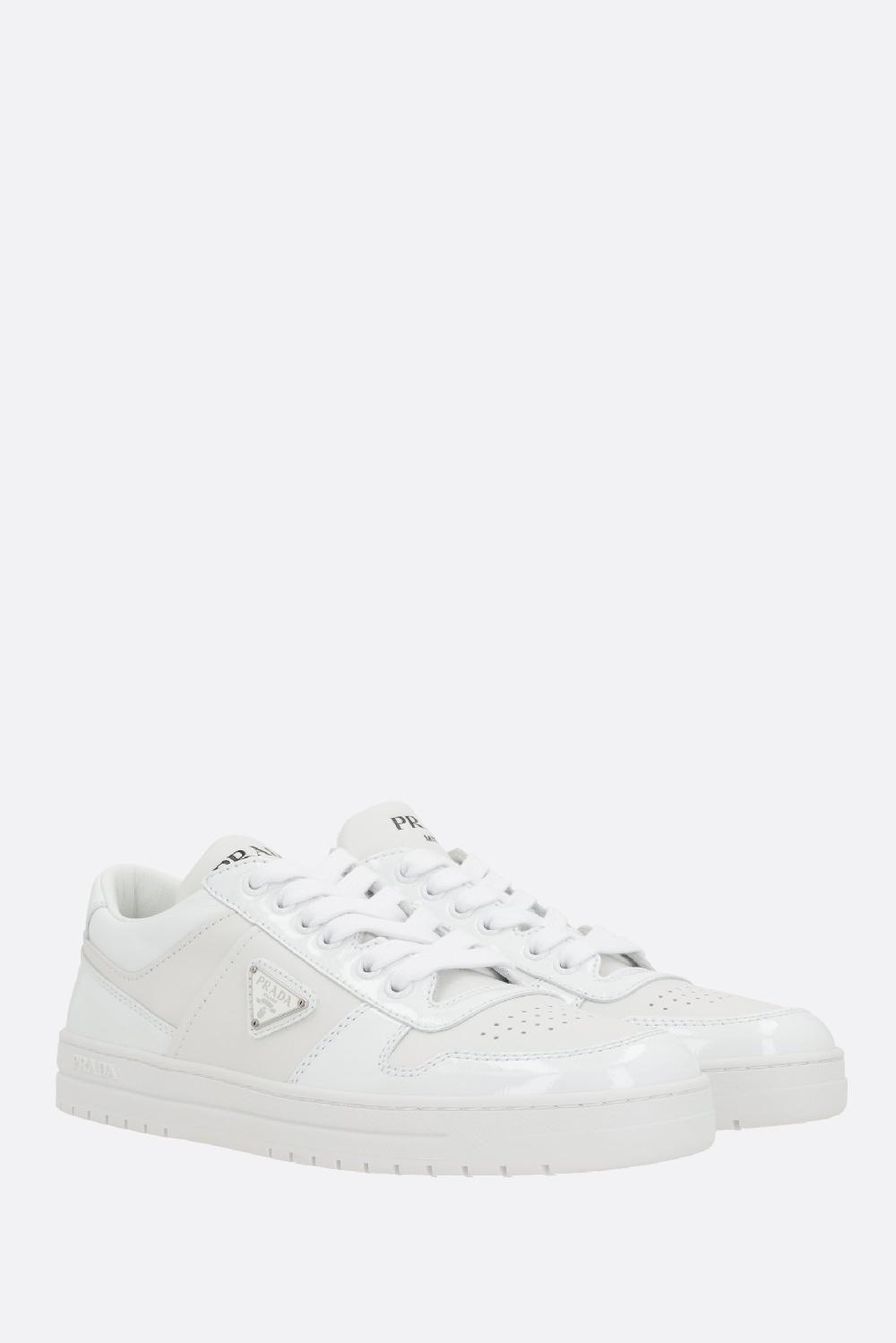 PRADA sneaker Downtown in pelle liscia e naplak Negozio