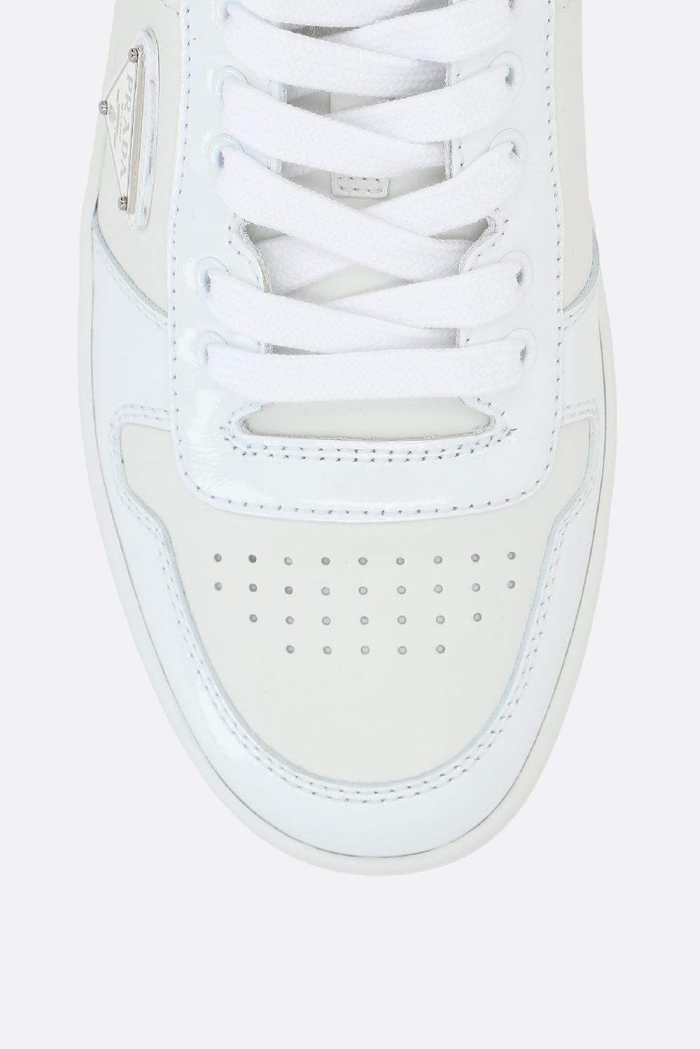 PRADA sneaker Downtown in pelle liscia e naplak Negozio
