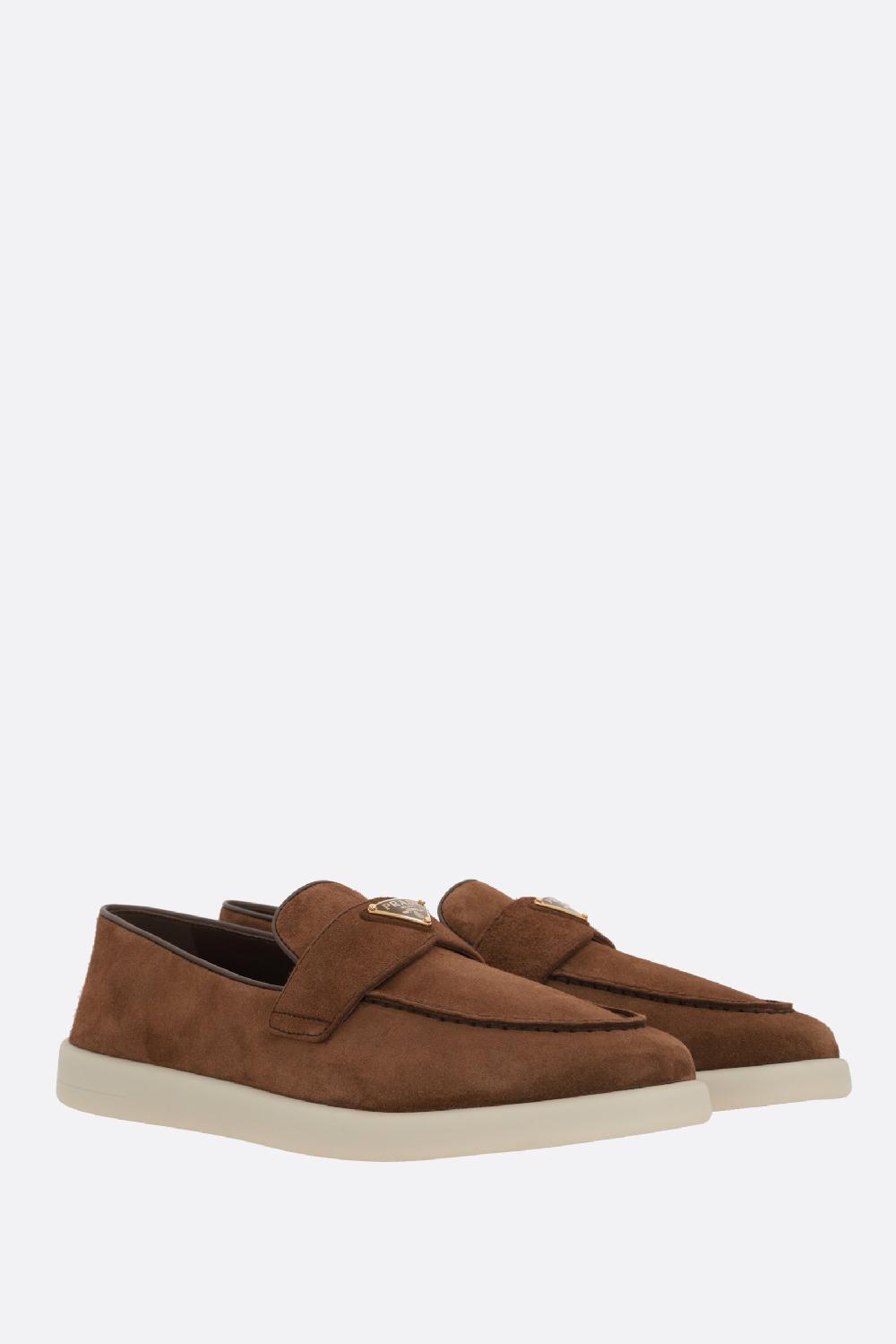 PRADA mocassino in suede Moda