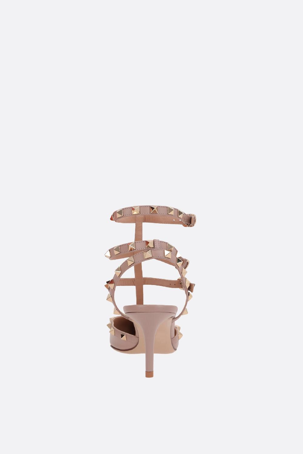 VALENTINO GARAVANI slingback Rockstud in pelle liscia Qualità