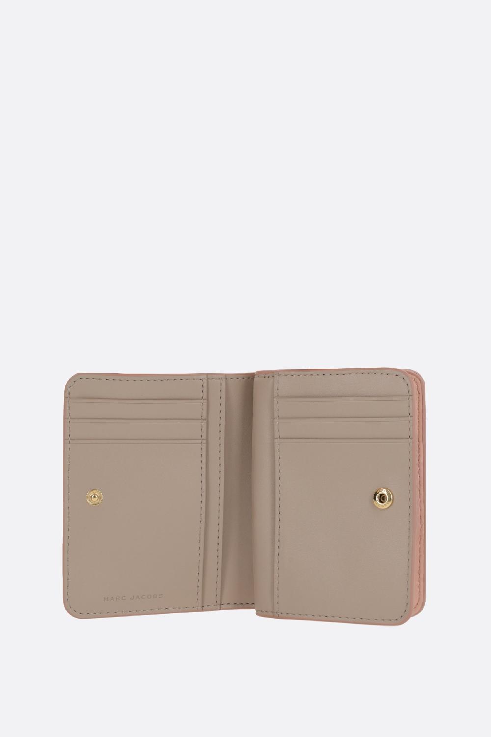 MARC JACOBS portafogli compatto The Covered J Marc mini Vendita