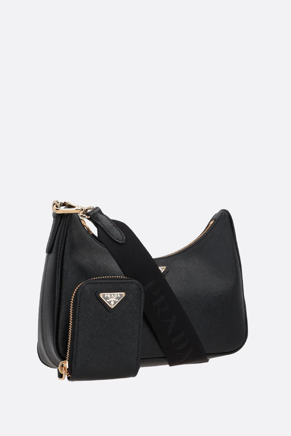 PRADA borsa a spalla Prada Re-Edition 2005 in pelle Saffiano Lux Promozione