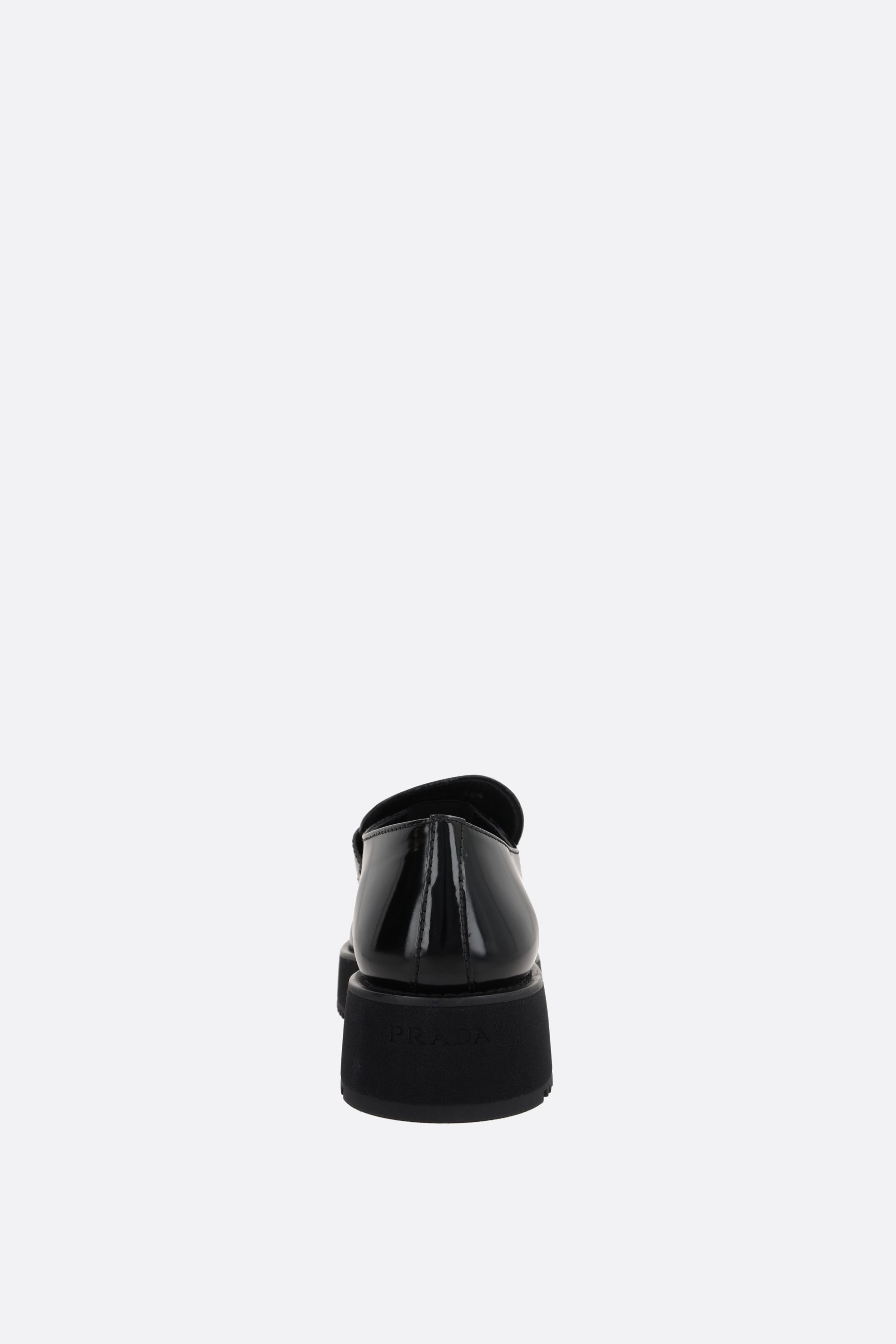 PRADA mocassino flatform in pelle spazzolata Offerta natalizia