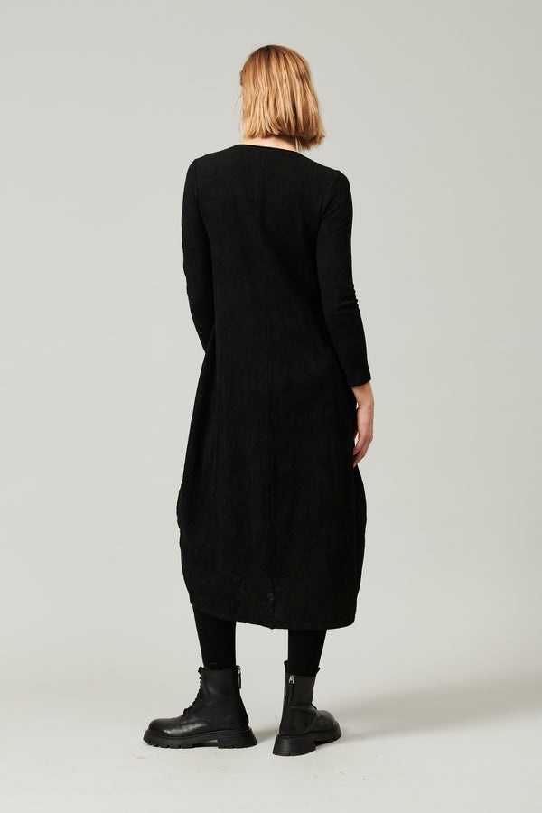 Transit Par Such Vestito in maglia con filato in misto lana e viscosa con lavorazione – Transit In Linea