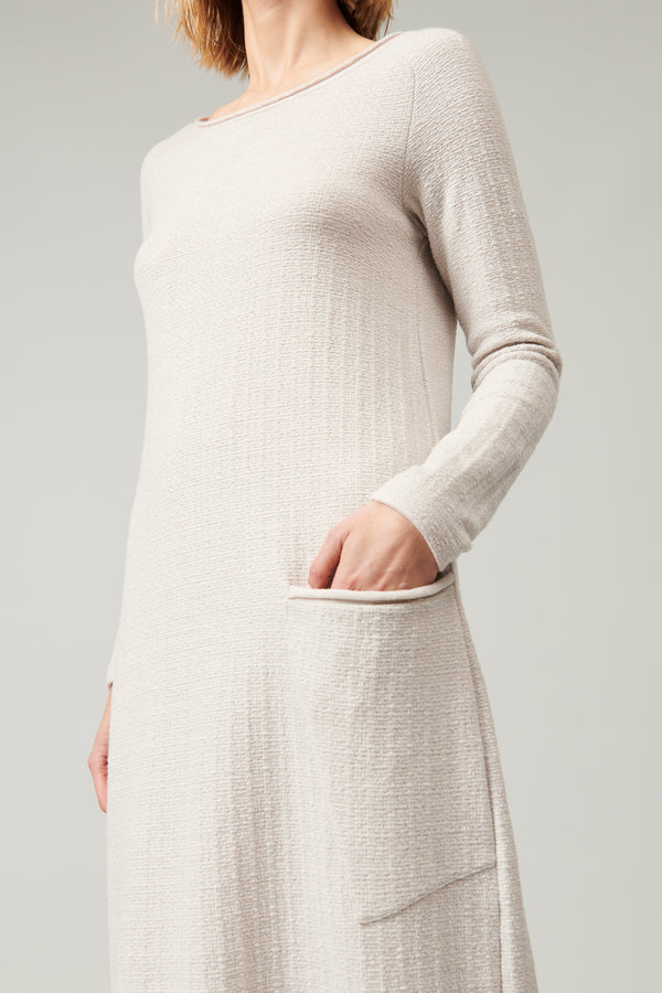 Transit Par Such Abito lungo in maglia di lana e viscosa jacquard microfantasia | 1013. – Transit Spedizione Gratuita