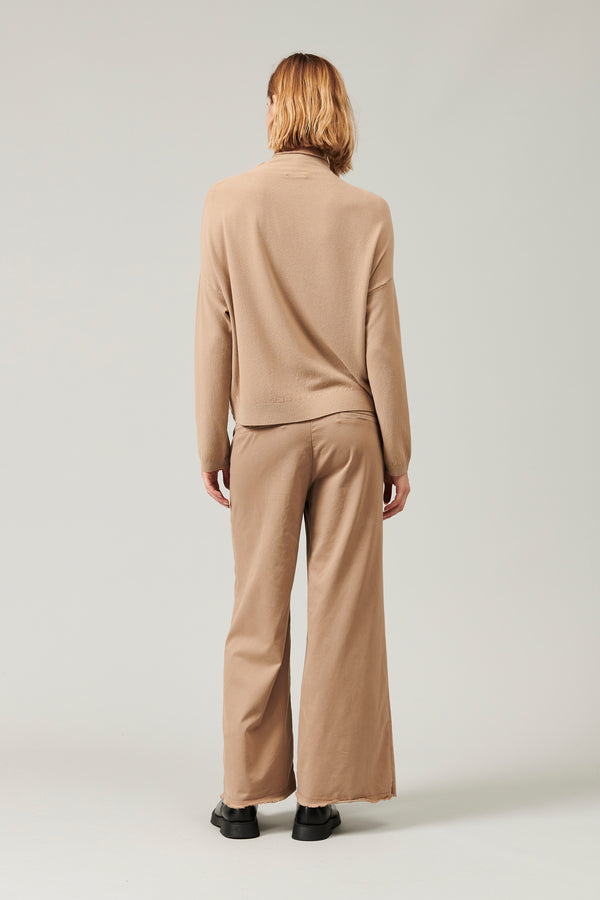 Transit Par Such Maglia oversize in viscosa e lana. linea a scatola collo a vulcano | – Transit Outlet