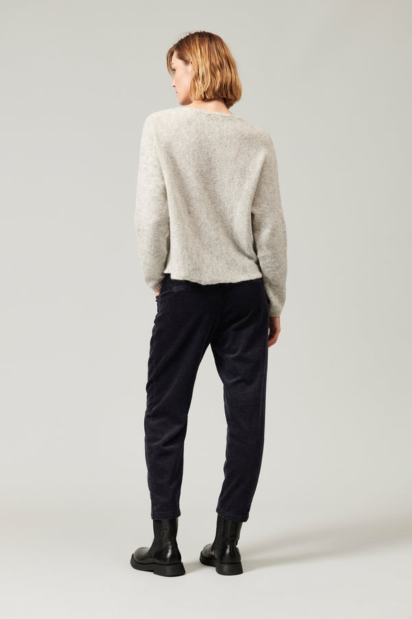 Transit Par Such Maglia oversize in alpaca misto lana. scollo a barchetta | 1013.CFDTRY – Transit I Più Venduti