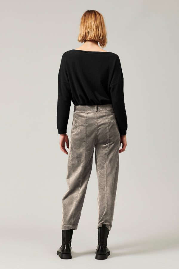 Transit Par Such Pantalone comfort fit in velluto a coste di viscosa e cotone stretch | – Transit Affare Del Giorno