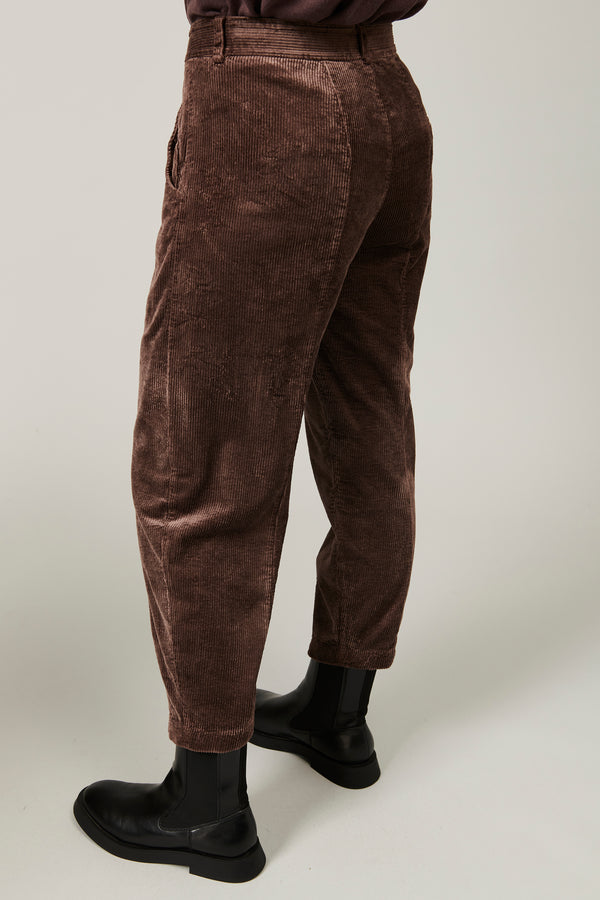 Transit Par Such Pantalone comfort fit in velluto a coste di viscosa e cotone stretch | – Transit Novità