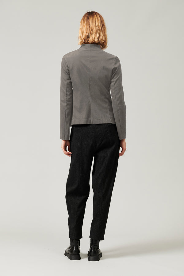 Transit Par Such Giacca con collo alla coreana in tencel modal e cotone stretch | 1013 – Transit Economico