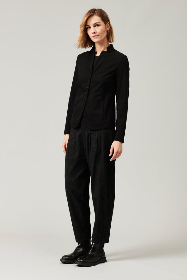 Transit Par Such Giacca con collo alla coreana in tencel modal e cotone stretch | 1013 – Transit Ultimi due giorni