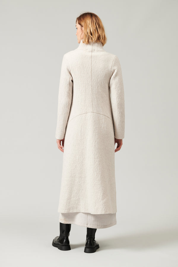Transit Par Such Cappotto lungo slim fit in maglia di lana cotta | 1013.CFDTRYX332.01 – Transit Nuovo