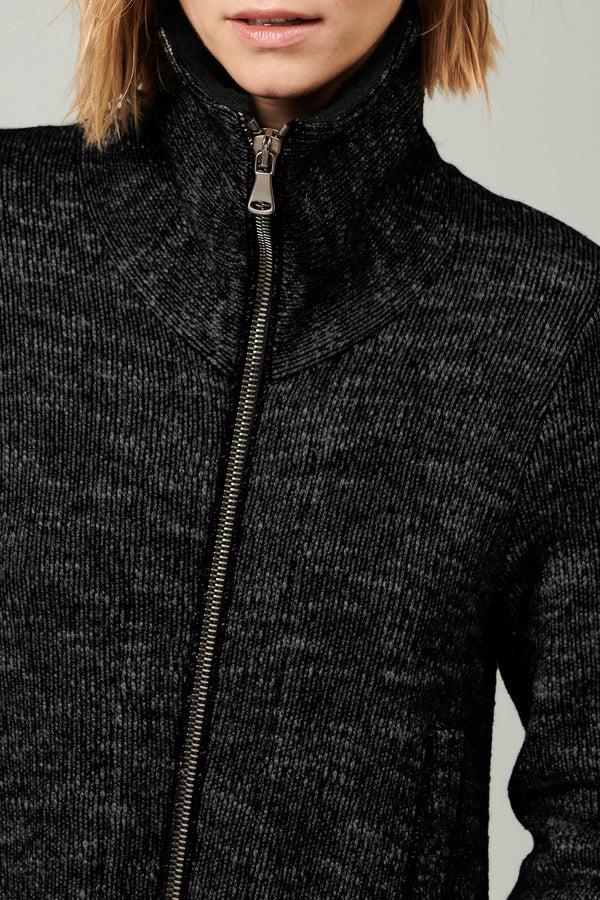 Transit Par Such Cappotto lungo di maglia in misto lana con ampio collo esterno in fant – Transit Fino Al -60%
