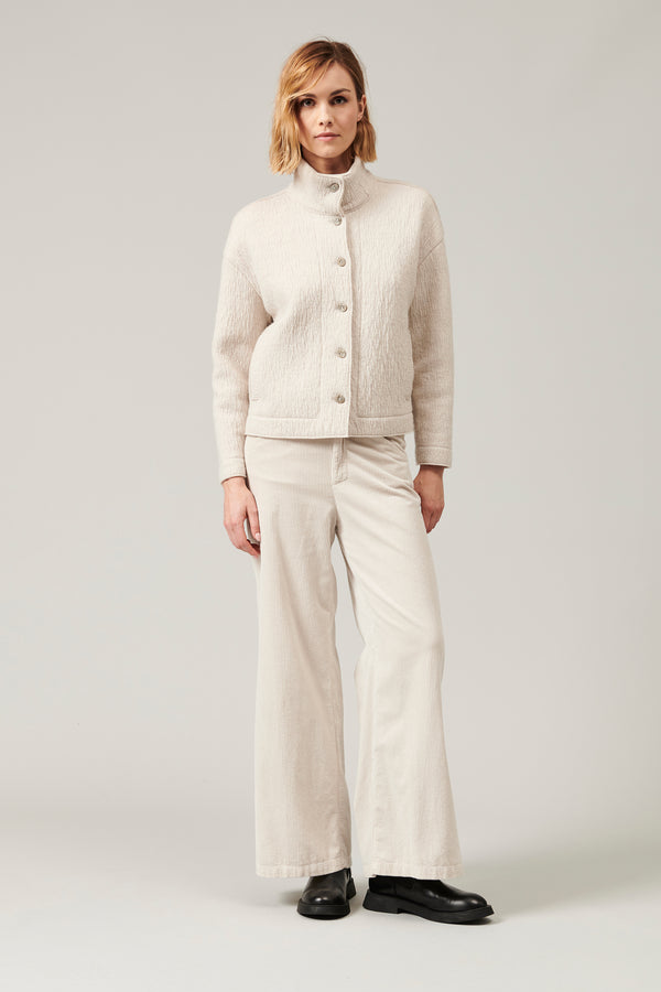Transit Par Such Giacca corta collo alto a camicia in lana cotta | 1013.CFDTRYX335.01 – Transit Sconto