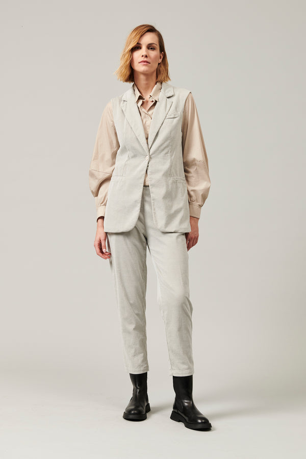Transit Par Such Gilet in velluto a coste di misto lana/cotone semi-foderato. vestibil – Transit Offerta