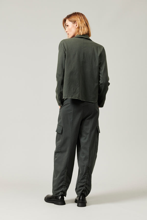 Transit Par Such Giacca/camicia in raso di cotone stretch | 1013.CFDTRYR277.24 – Transit Vendita Calda