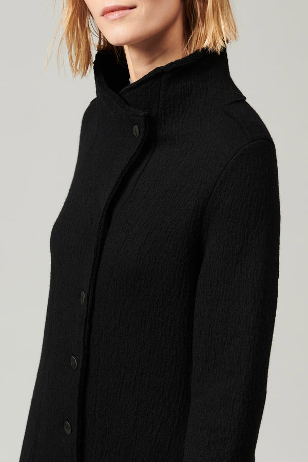 Transit Par Such Cappotto lungo slim fit in maglia di lana cotta | 1013.CFDTRYX332.10 – Transit I Più Venduti