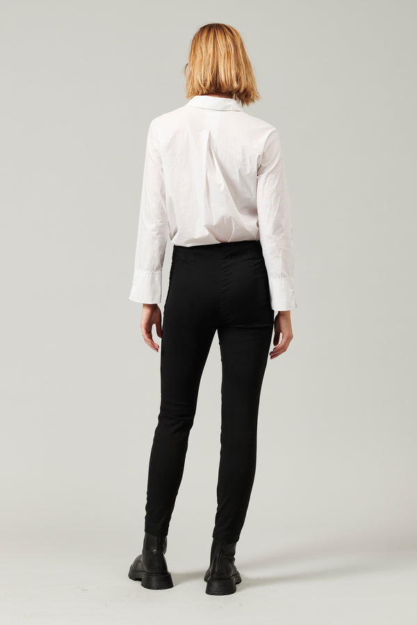 Transit Par Such Pantaloni aderenti in cotone-tencel stretch | 1013.CFDTDY-5700.901 – Transit Nuova