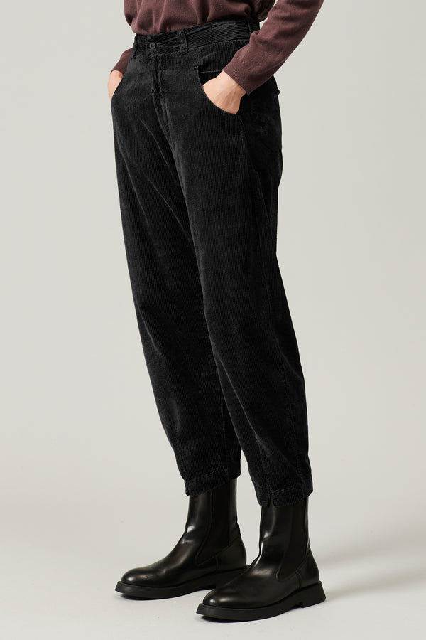 Transit Par Such Pantalone comfort fit in velluto a coste di viscosa e cotone stretch | – Transit Vendita