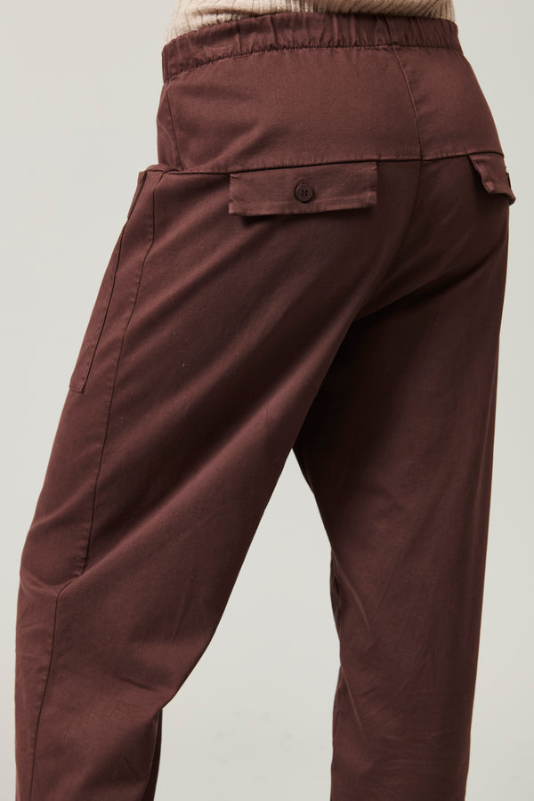 Transit Par Such Pantalone comfort fit con tasche davanti in viscosa e cotone stretch. – Transit Negozi Online
