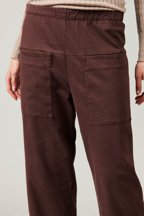 Transit Par Such Pantalone comfort fit con tasche davanti in viscosa e cotone stretch. – Transit Negozi Online