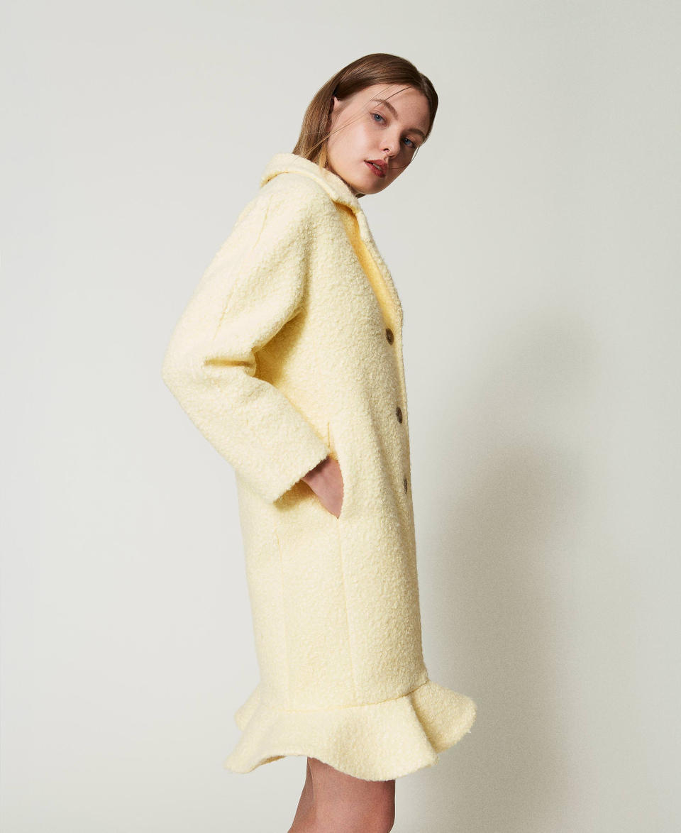 Twin Set Cappotto in panno arricciato Shopping Online