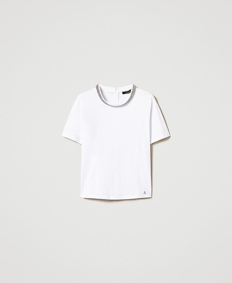 Twin Set T-shirt con ricamo a mano Novità