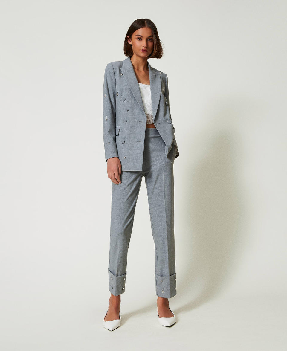 Twin Set Pantaloni con ricami a mano Offerta