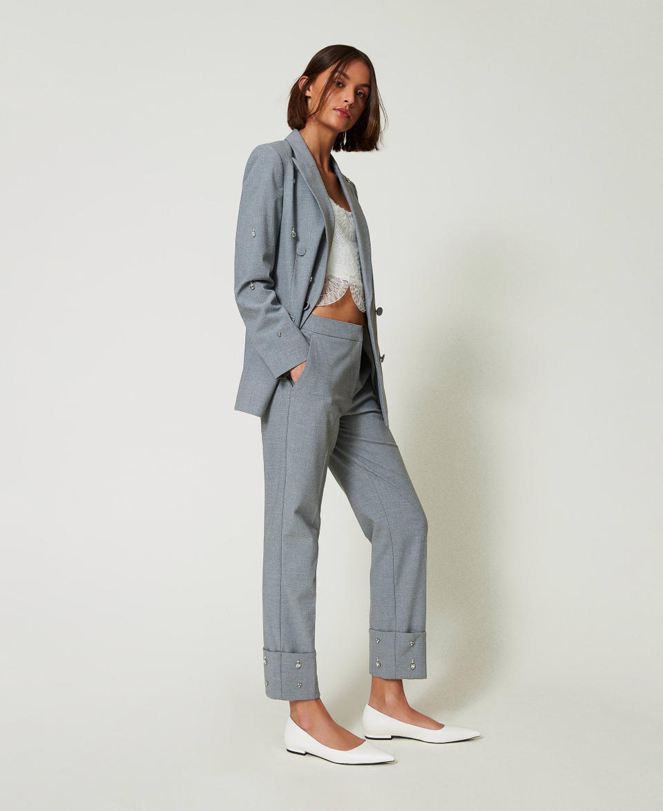Twin Set Pantaloni con ricami a mano Offerta