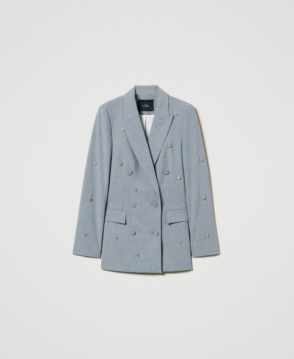 Twin Set Giacca blazer con ricami a mano Economico