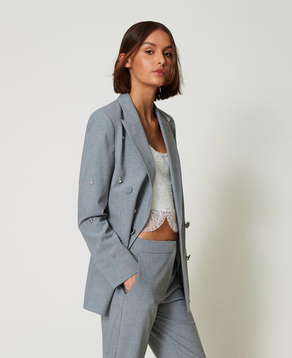 Twin Set Giacca blazer con ricami a mano Economico