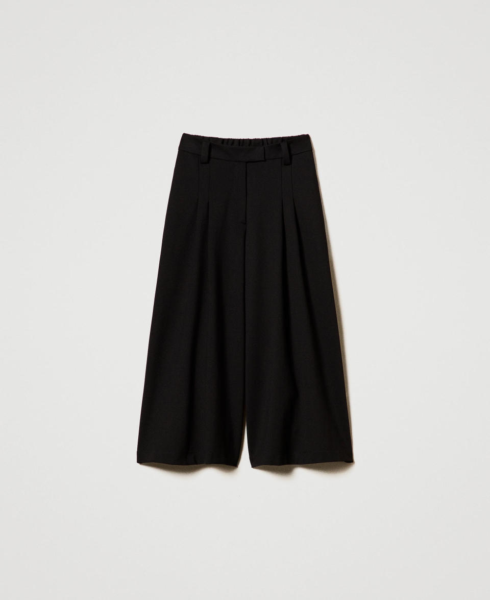 Twin Set Pantaloni cropped a vita alta Offerte